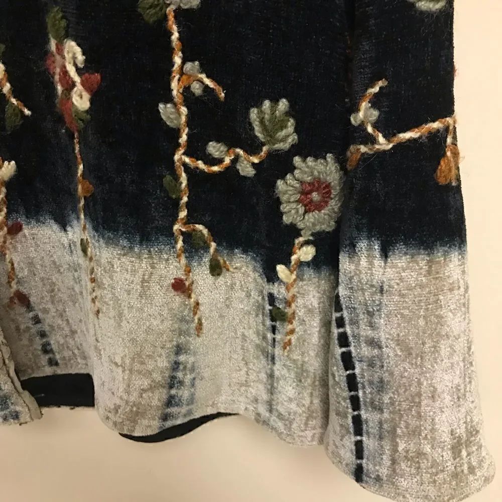 Vintage Flashback chenille embroidered jacket.  Size S/M/L - Picture 6 of 9